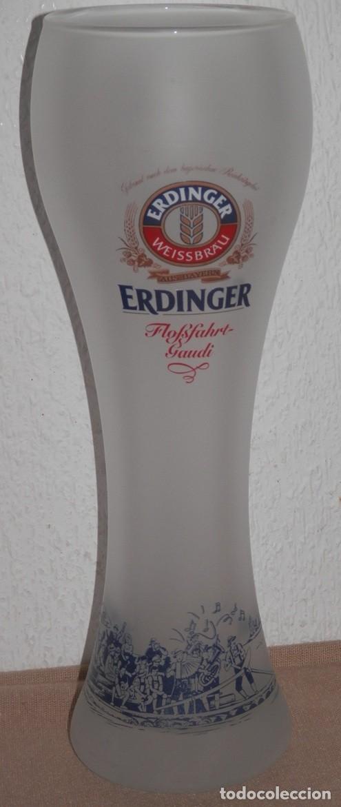Coleccionismo de cervezas: VASO DE LA CERVEZA ERDINGER WEISSBRAU