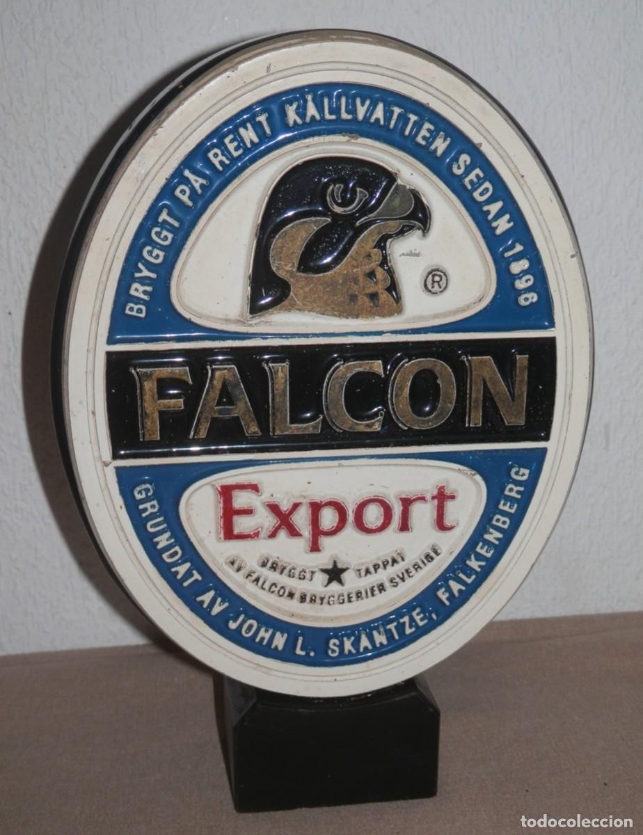 Coleccionismo de cervezas: ANTIGUO ABREBOTELLAS DE BARRA DE LA CERVEZA FALCON EXPORT