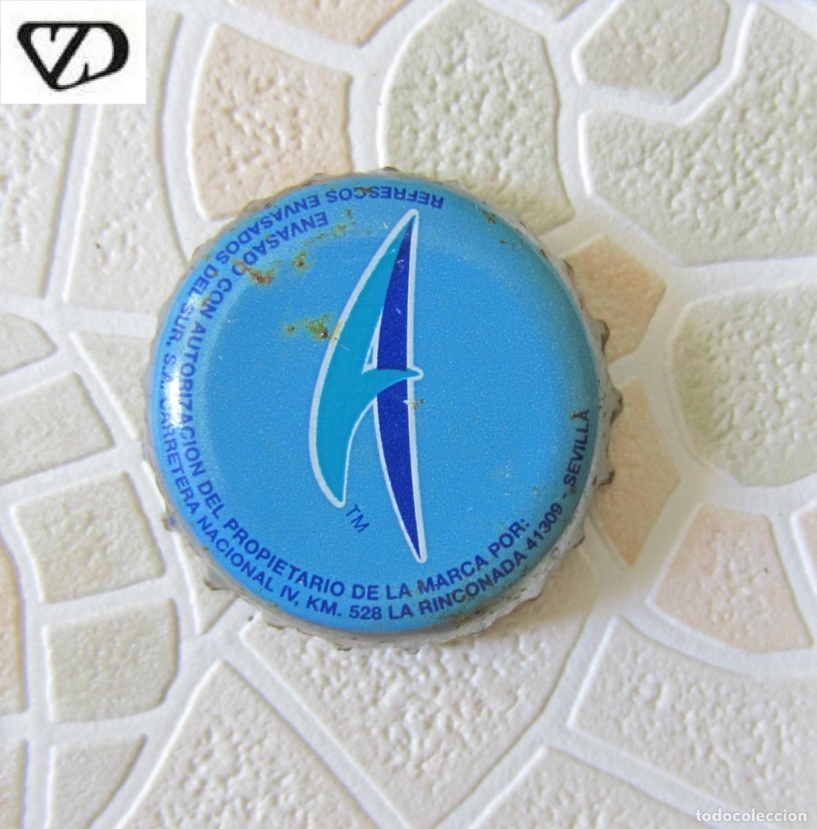 Coleccionismo de cervezas: CHAPAS TAPON CORONA CHAPA REFRESCO AQUARIUS LIMON