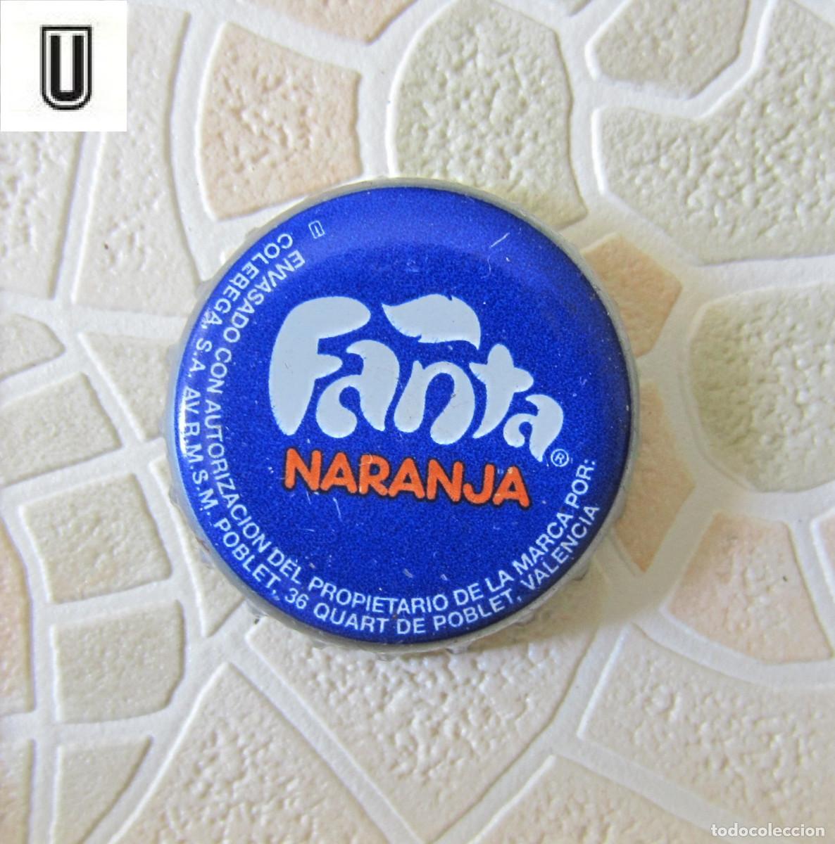 Coleccionismo de cervezas: CHAPAS TAPON CORONA CHAPA REFRESCO FANTA NARANJA