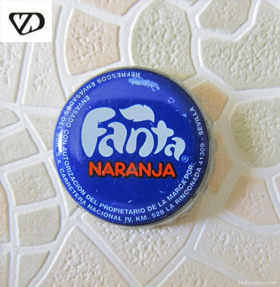 Coleccionismo de cervezas: CHAPAS TAPON CORONA CHAPA REFRESCO FANTA NARANJA