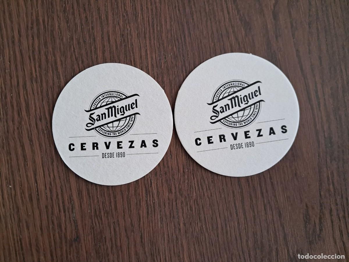 Coleccionismo de cervezas: posavasos de cerveza, San Miguel.