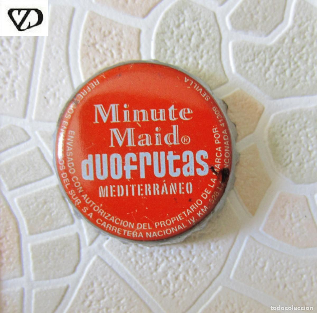 Collectable Beer: CHAPAS TAPON CORONA CHAPA ZUMO MINUTE MAID DUOFRUTAS