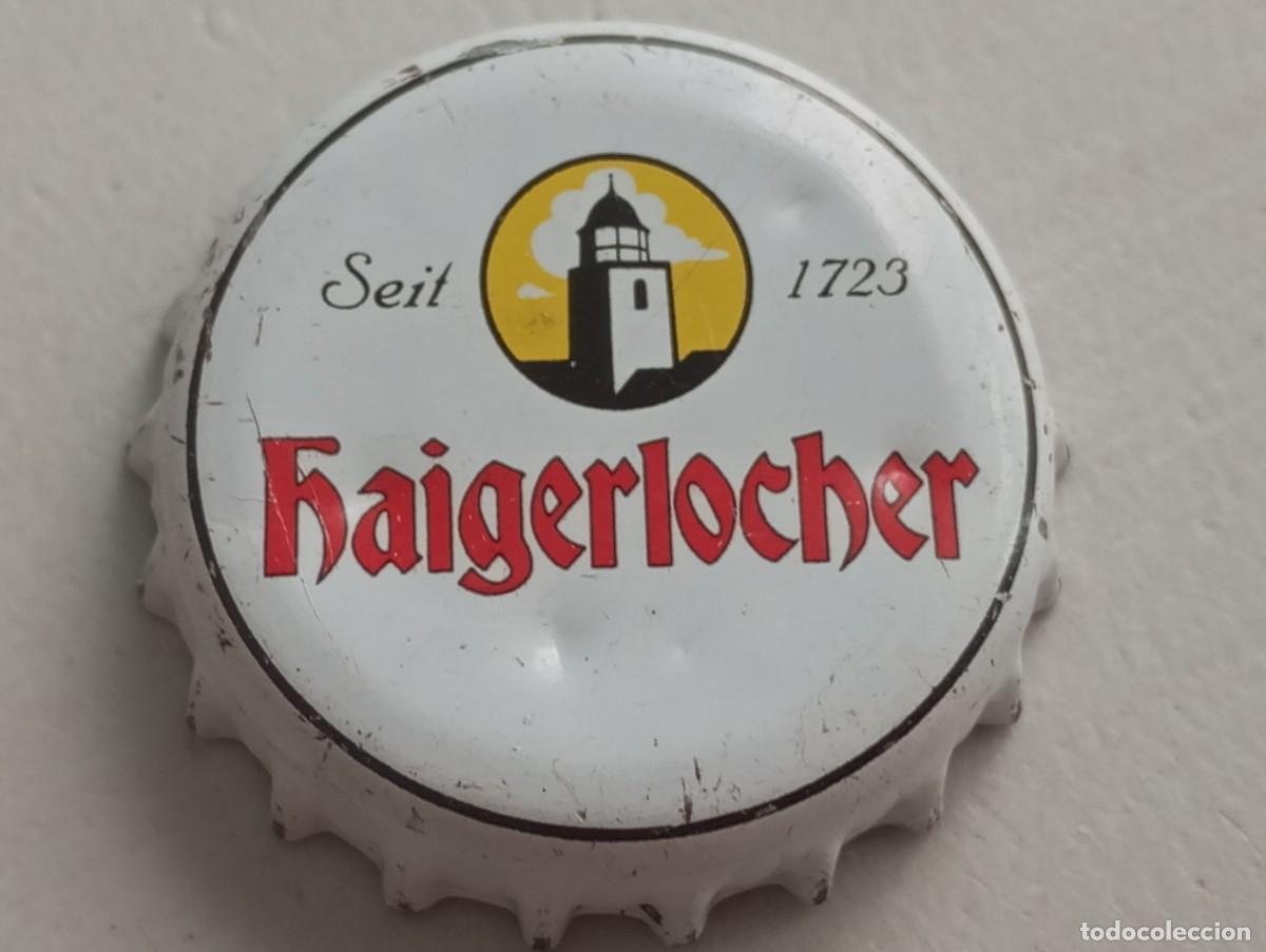 Coleccionismo de cervezas: Chapa tap&oacute;n corona de la cerveza alemana HAIGERLOCHER SEIT 1723