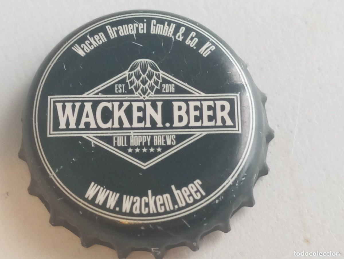 Coleccionismo de cervezas: Chapa tap&oacute;n corona de la cerveza alemana WACKEN.BEER