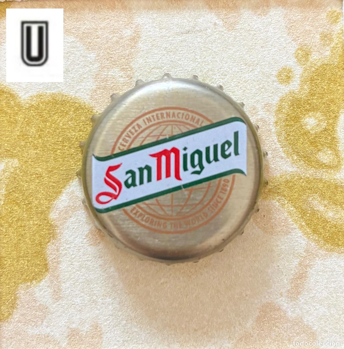 Coleccionismo de cervezas: CHAPA CERVEZA SAN MIGUEL CHAPAS TAPON CORONA