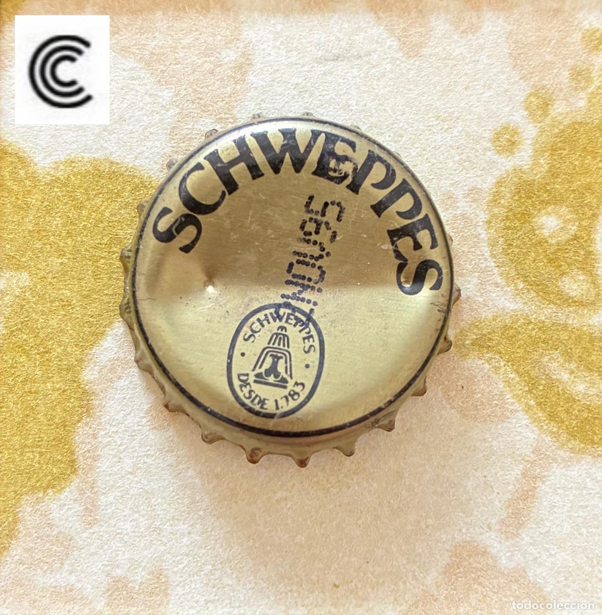 Coleccionismo de cervezas: CHAPA REFRESCO SCHWEPPES CHAPAS TAPON CORONA