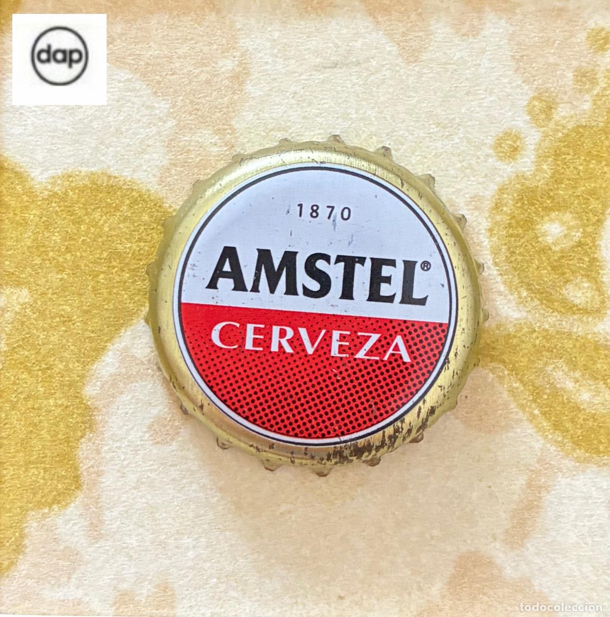 Coleccionismo de cervezas: CHAPA CERVEZA AMSTEL CHAPAS TAPON CORONA
