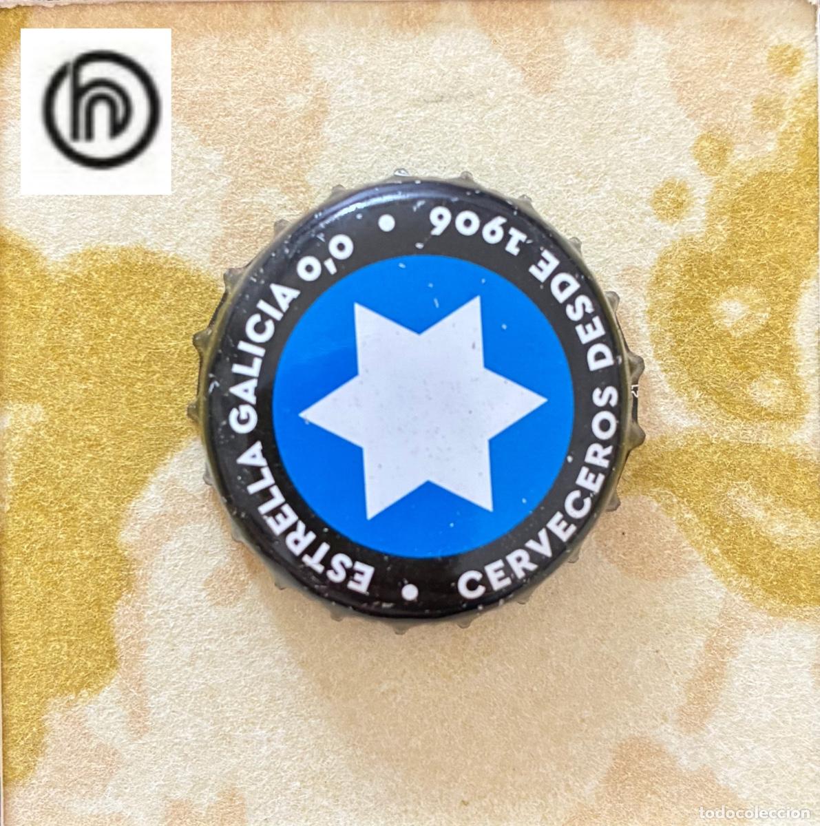Coleccionismo de cervezas: CHAPA CERVEZA ESTRELLA GALICIA CHAPAS TAPON CORONA
