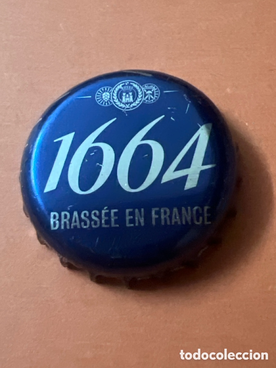 Coleccionismo de cervezas: T4/X81/D6. CHAPA CERVEZA - 1664 - FRANCIA