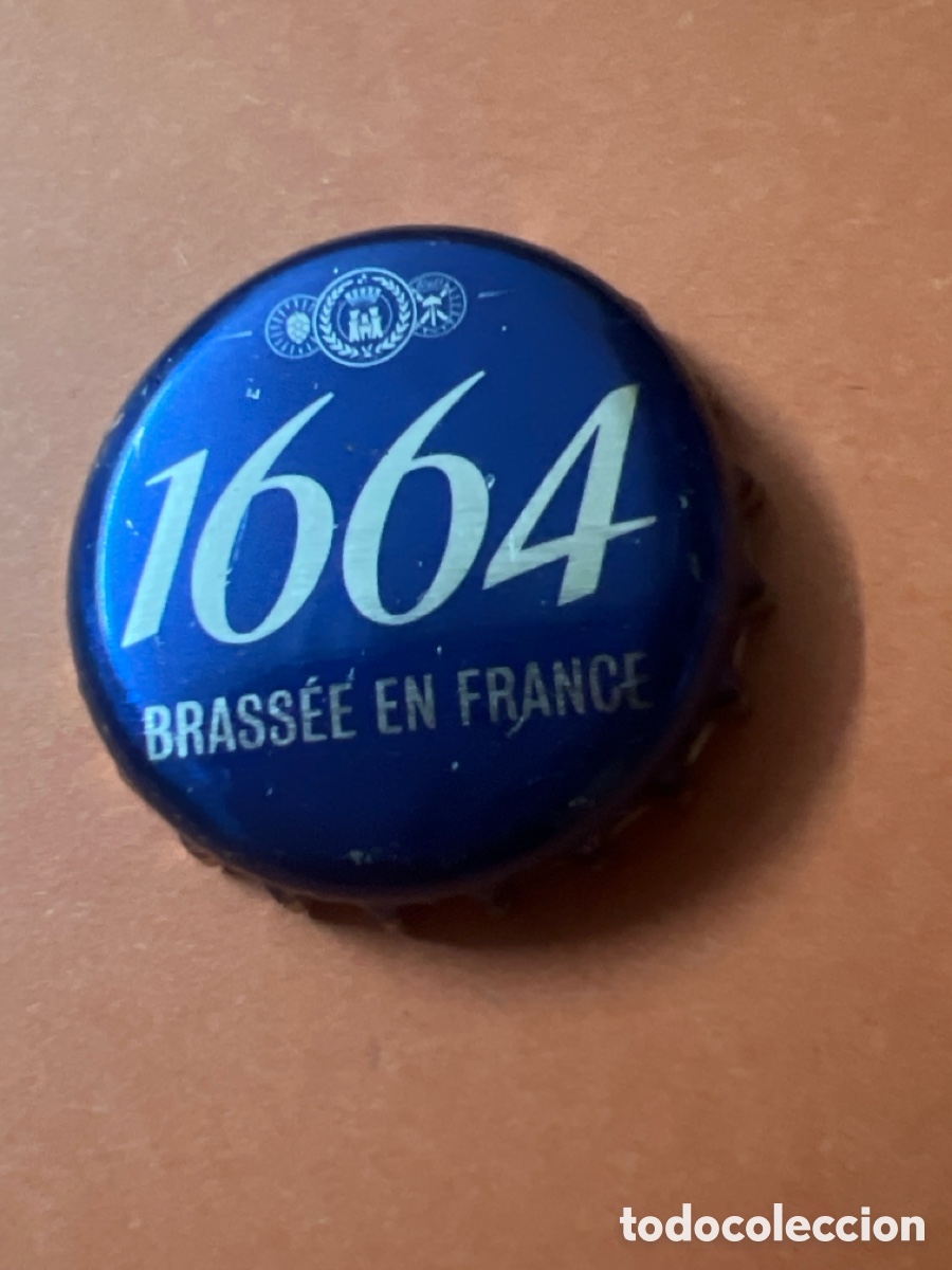 Coleccionismo de cervezas: T4/X81/E5. CHAPA CERVEZA - 1664 - FRANCIA