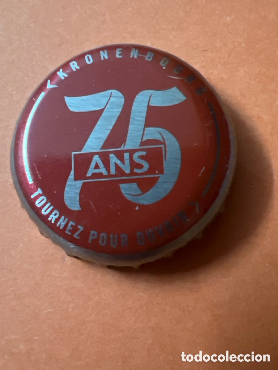 Coleccionismo de cervezas: T4/X81/E6. CHAPA CERVEZA - KRONENBOURG - 75 ANS