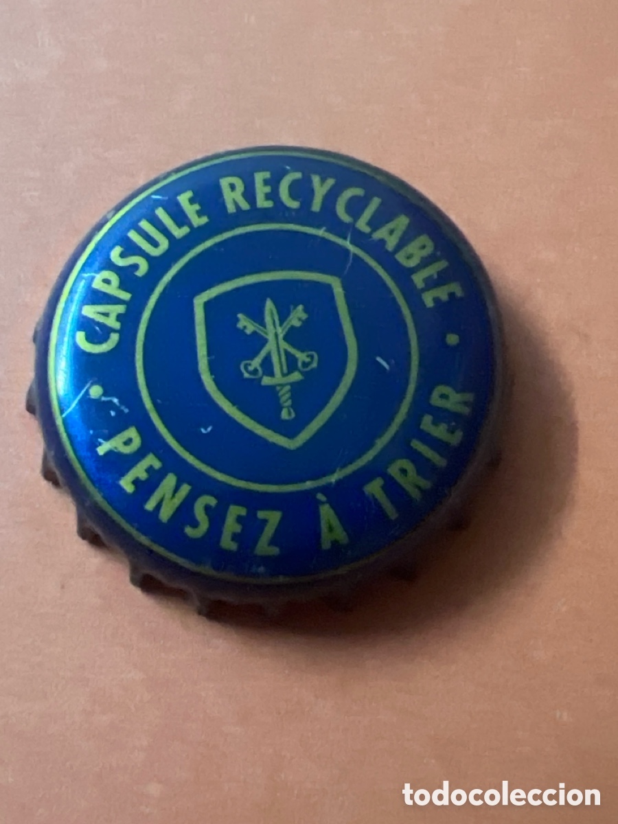 Coleccionismo de cervezas: T4/X81/J4. CHAPA CERVEZA - Capsule Recyclable Pensez &agrave; Trier