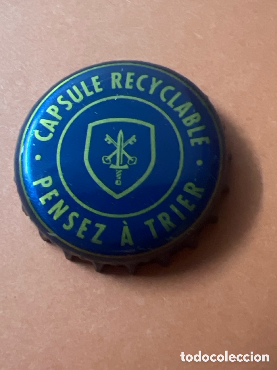 Coleccionismo de cervezas: T4/X81/J5. CHAPA CERVEZA - Capsule Recyclable Pensez &agrave; Trier