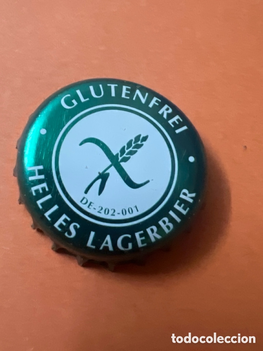 Coleccionismo de cervezas: T4/X81/O1. CHAPA CERVEZA - Glutenfrei Helles Lagerbier DE-202-001