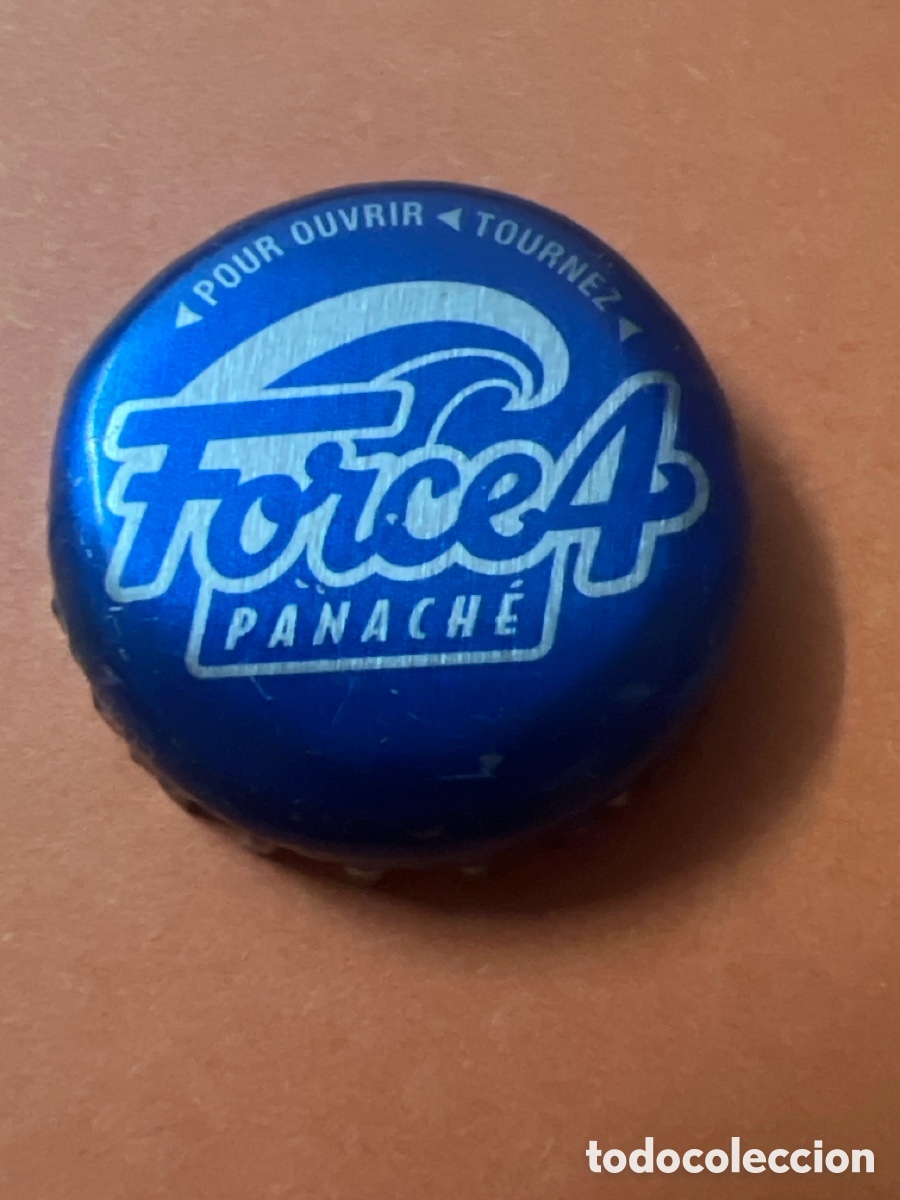 Coleccionismo de cervezas: T4/X81/O4. CHAPA CERVEZA - Force 4 Panach&eacute; pour ouvrir tournez