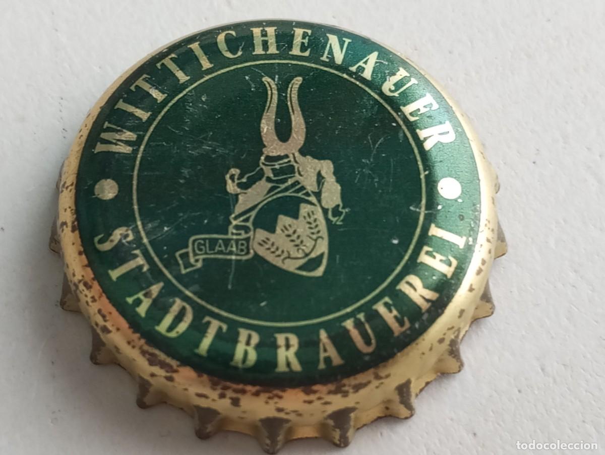 Coleccionismo de cervezas: Chapa tap&oacute;n corona de la cerveza alemana WITTICHENAUER STADTBRAUEREI