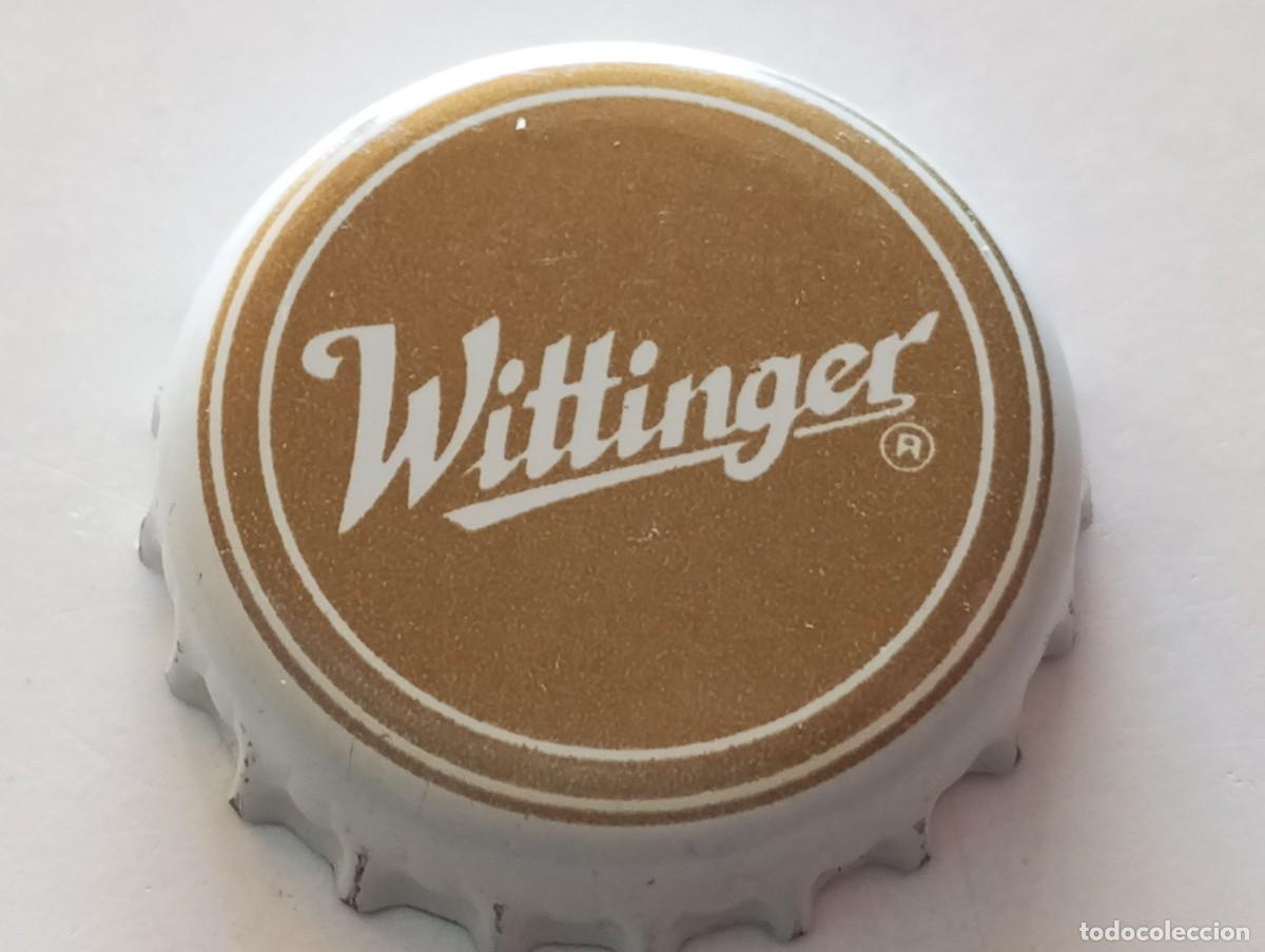 Coleccionismo de cervezas: Chapa tap&oacute;n corona de la cerveza alemana WITTINGER