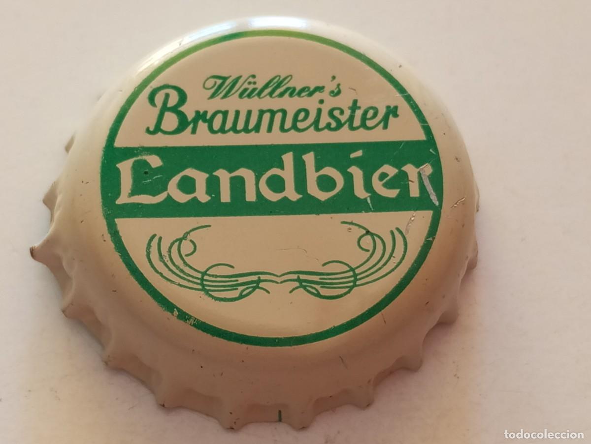 Coleccionismo de cervezas: Chapa tap&oacute;n corona de la cerveza alemana WULLNER'S BRAUMEISTER LANDBIER (con ap&oacute;strofo)