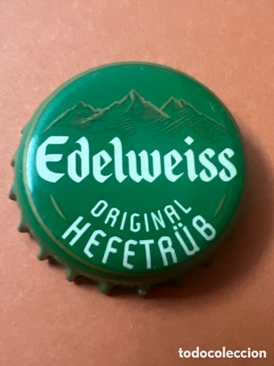 Coleccionismo de cervezas: T4/X81/P6. CHAPA CERVEZA - Edelweiss Original Hefetr&uuml;b - AUSTRIA