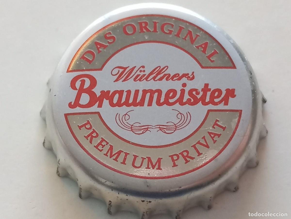 Coleccionismo de cervezas: Chapa tap&oacute;n corona de la cerveza alemana WULLNERS BRAUMEISTER DAS ORIGINAL PREMIUM PRIVAT