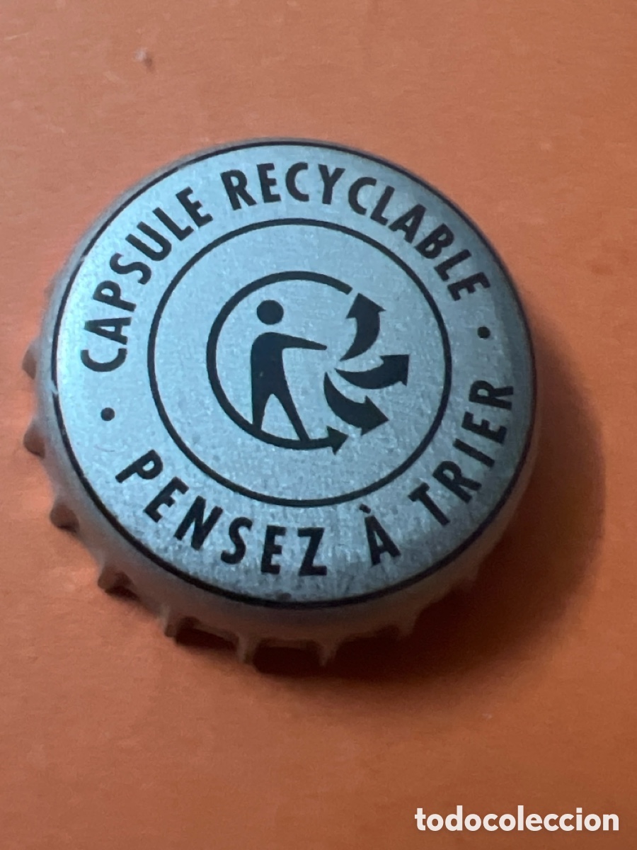 Coleccionismo de cervezas: T4/X85/A4. CHAPA CERVEZA - Capsule Recyclable Pensez &agrave; Trier