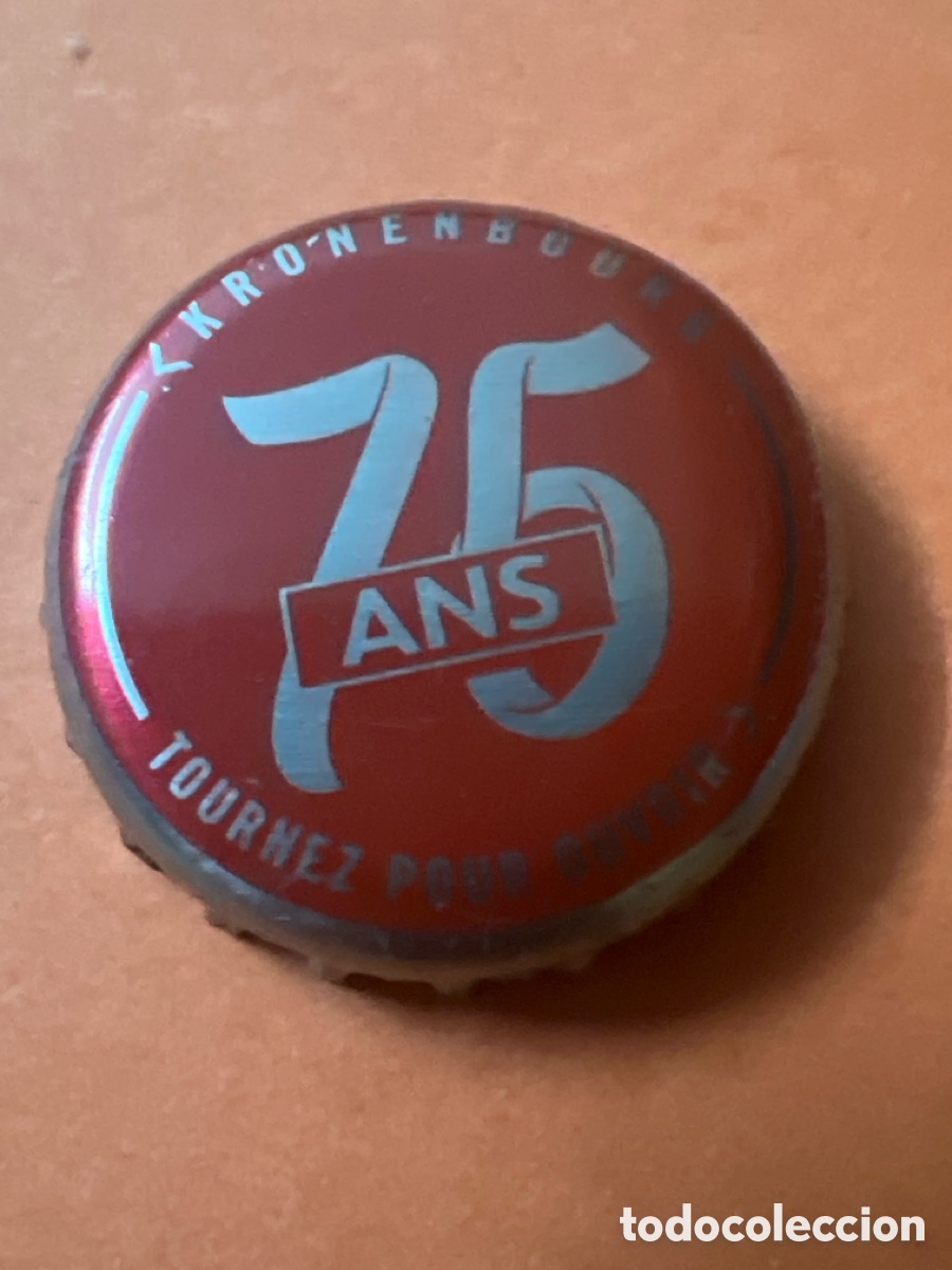 Coleccionismo de cervezas: T4/X85/A5. CHAPA CERVEZA - KRONENBOURG - 75 ANS