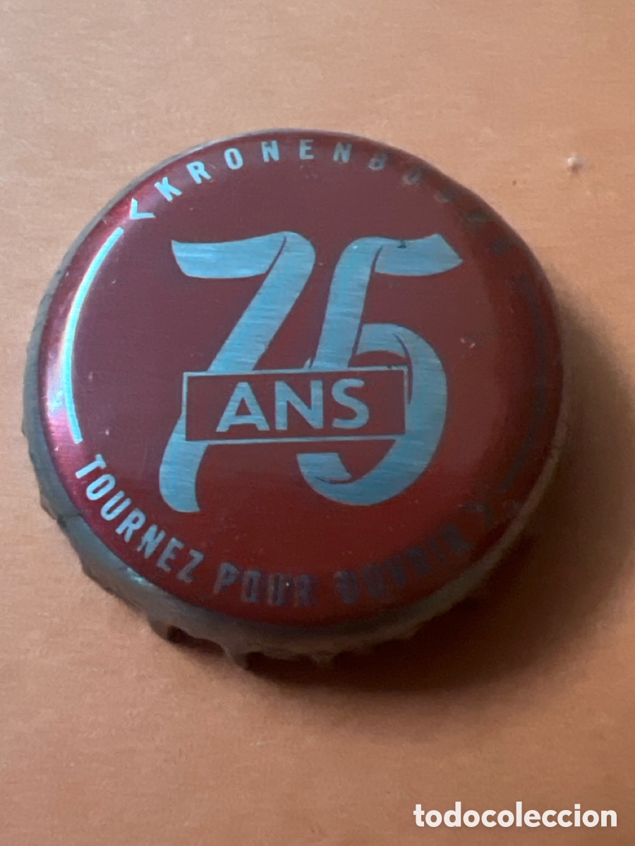 Coleccionismo de cervezas: T4/X85/A6. CHAPA CERVEZA - KRONENBOURG - 75 ANS
