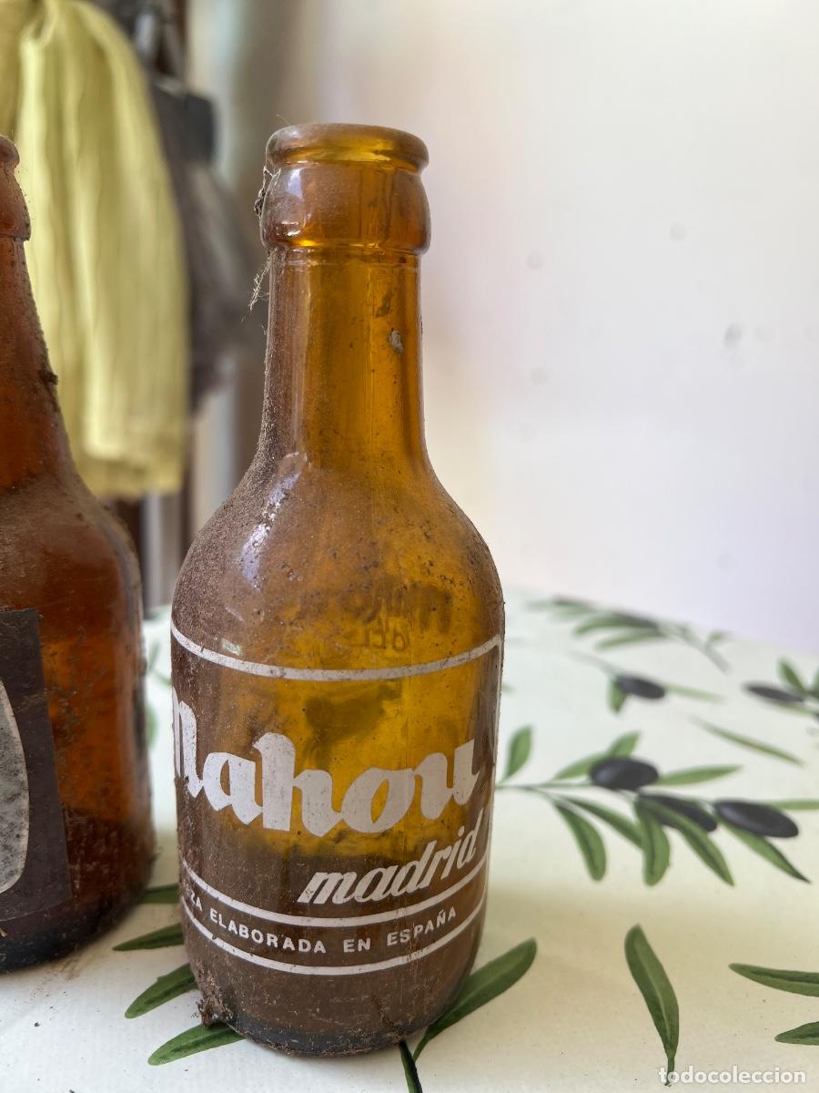 Coleccionismo de cervezas: Botellas de cristal cerveza EL LEON - Foto 6
