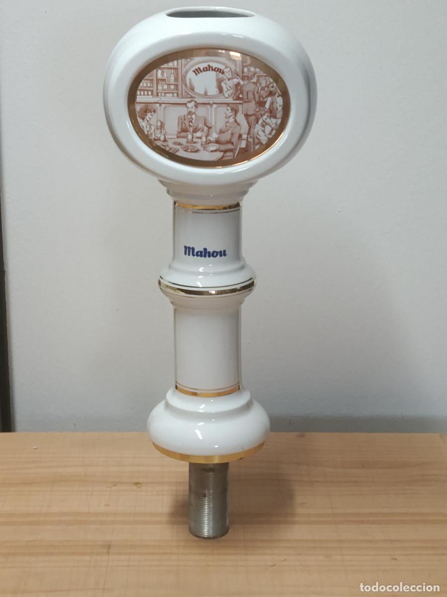 Coleccionismo de cervezas: GRIFO DE CERVEZA MAHOU. SIN ROTURAS. 49 CM ALTO APROXIMADAMENTE. LEER DESCRIPCION.