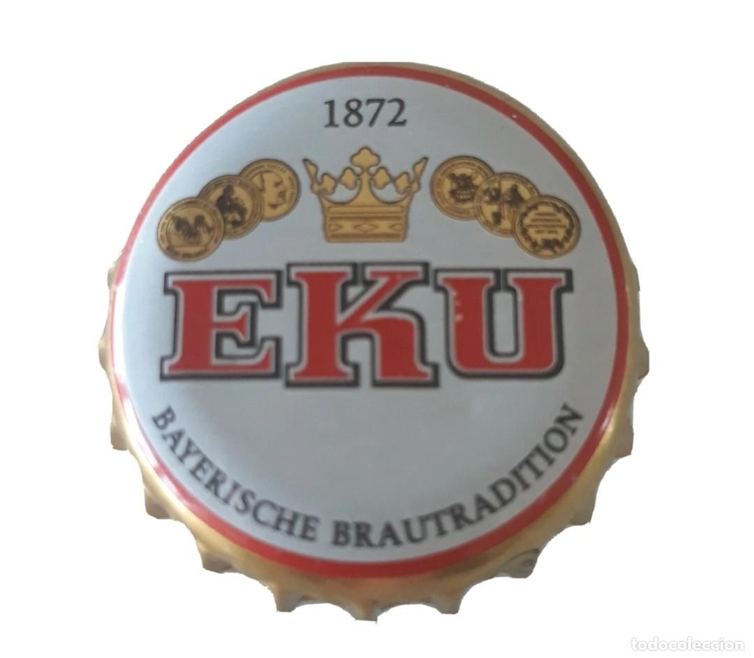 Coleccionismo de cervezas: CJAPA DE CERVEZA ALEMANA EKU.