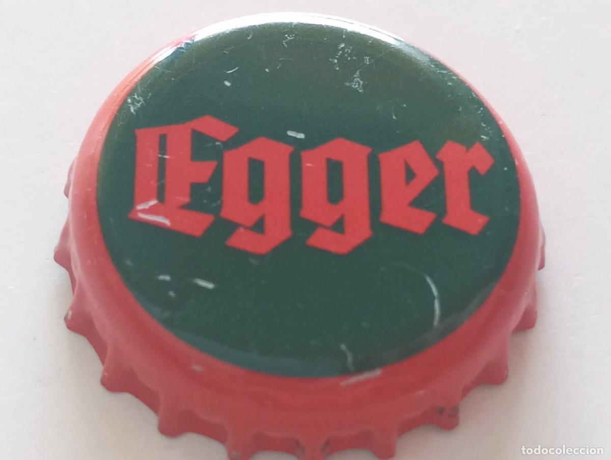 Coleccionismo de cervezas: Chapa tap&oacute;n corona de la cerveza austr&iacute;aca EGGER