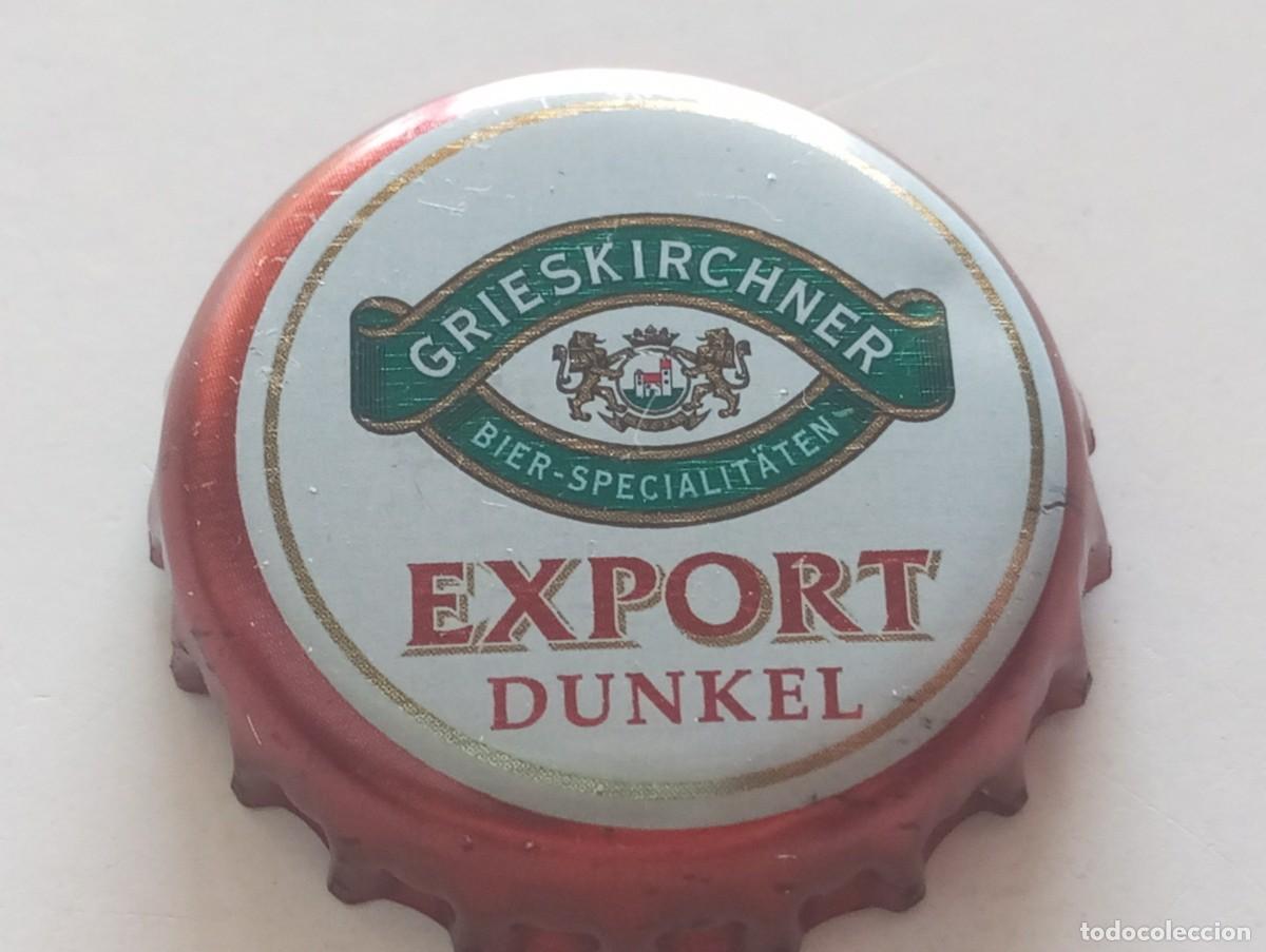 Coleccionismo de cervezas: Chapa tap&oacute;n corona de la cerveza austr&iacute;aca GRIESKIRCHNER BIER-SPECIALIT&Auml;TEN EXPORT DUNKEL