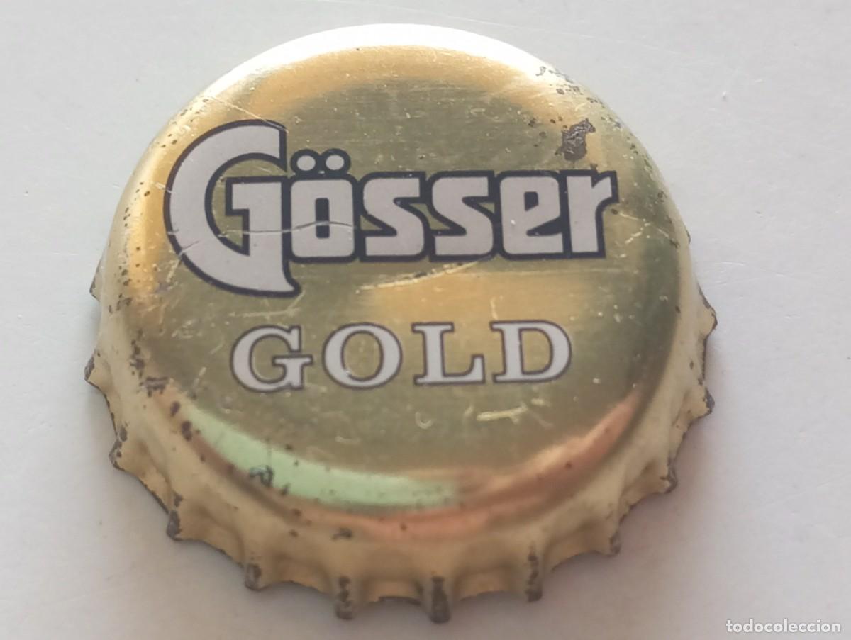 Coleccionismo de cervezas: Chapa tap&oacute;n corona de la cerveza austr&iacute;aca G&Ouml;SSER GOLD