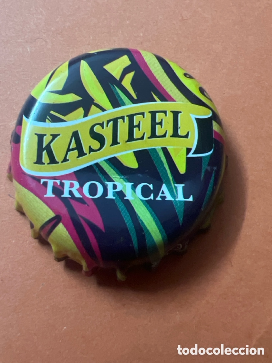 Coleccionismo de cervezas: T4/X83/P3. CHAPA CERVEZA - Kasteel Tropical - B&Eacute;LGICA
