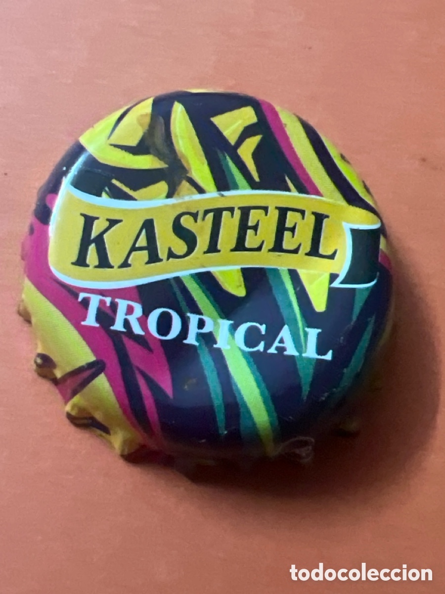 Coleccionismo de cervezas: T4/X83/P4. CHAPA CERVEZA - Kasteel Tropical - B&Eacute;LGICA
