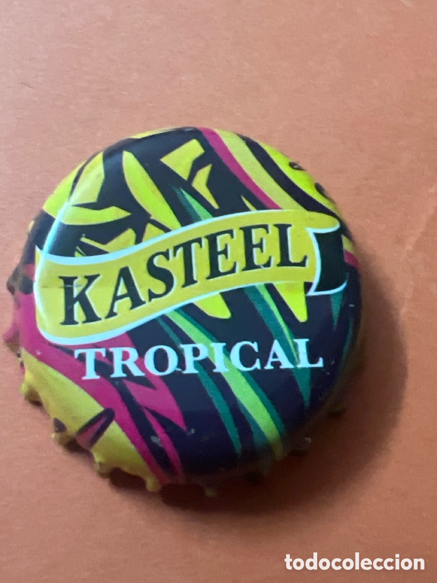 Coleccionismo de cervezas: T4/X84/A5. CHAPA CERVEZA - Kasteel Tropical - B&Eacute;LGICA