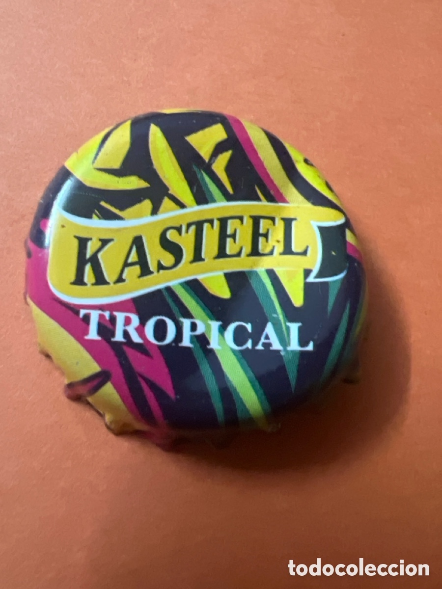 Coleccionismo de cervezas: T4/X84/B1. CHAPA CERVEZA - Kasteel Tropical - B&Eacute;LGICA