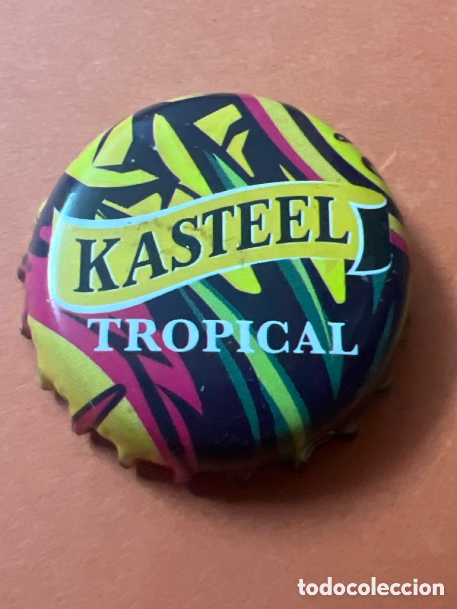 Coleccionismo de cervezas: T4/X84/B2. CHAPA CERVEZA - Kasteel Tropical - B&Eacute;LGICA