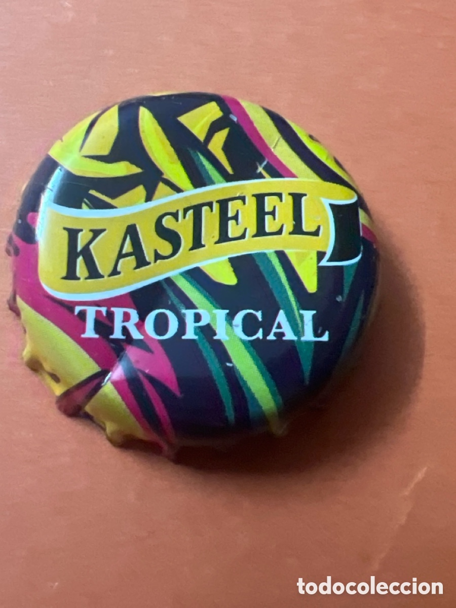 Coleccionismo de cervezas: T4/X84/B4. CHAPA CERVEZA - Kasteel Tropical - B&Eacute;LGICA
