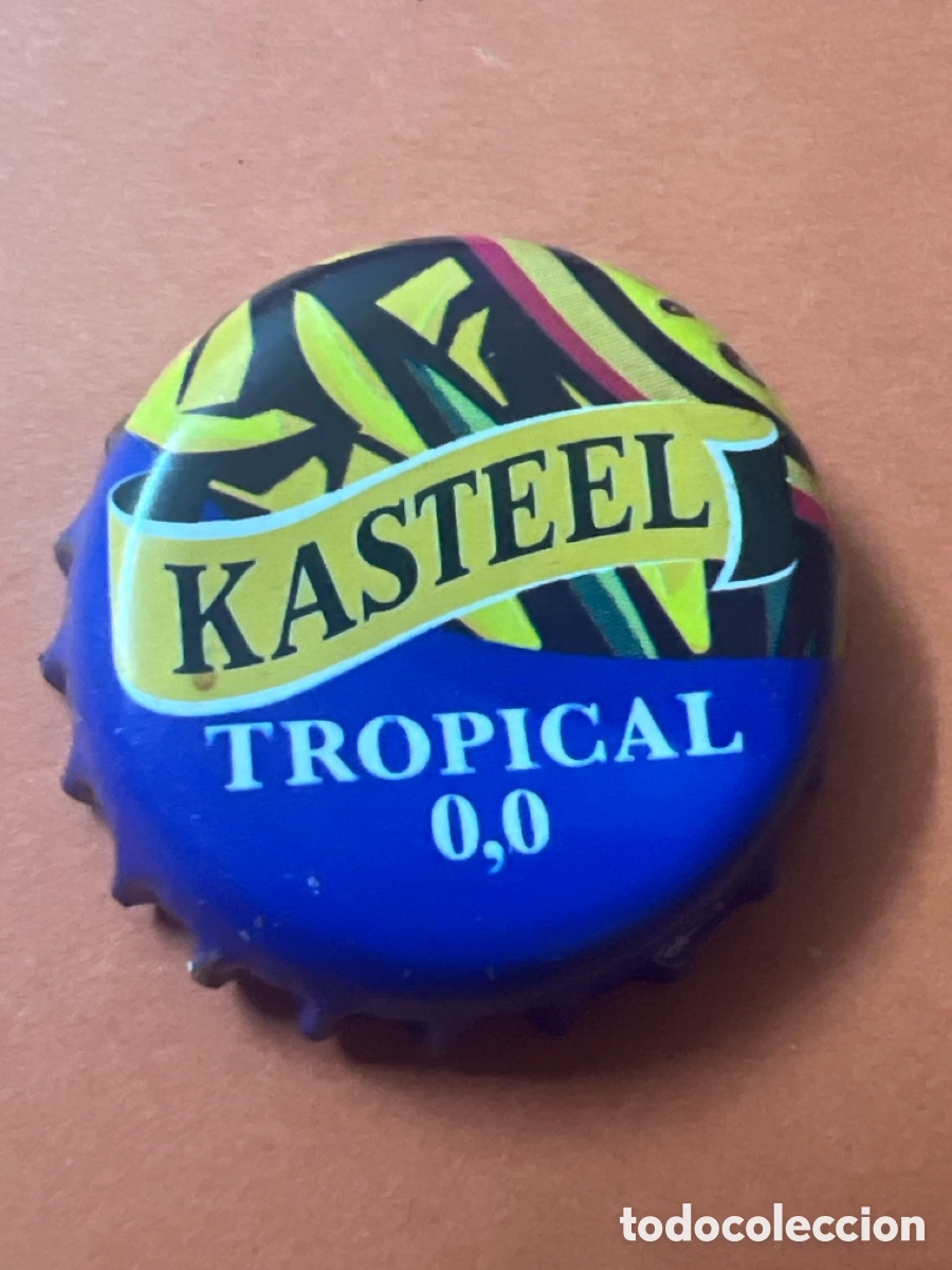 Coleccionismo de cervezas: T4/X84/B5. CHAPA CERVEZA - Kasteel Tropical 0,0 - B&eacute;lgica