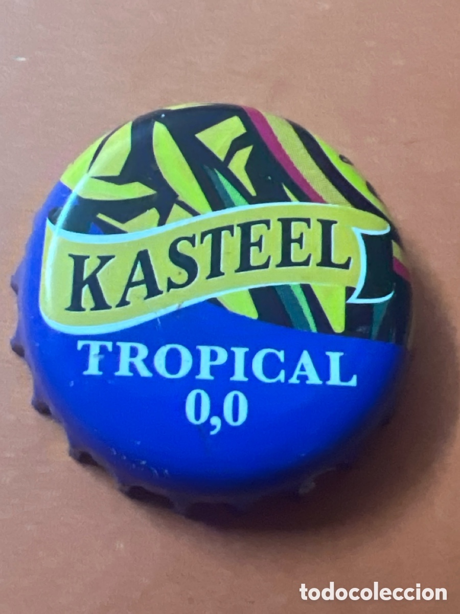 Coleccionismo de cervezas: T4/X84/C6. CHAPA CERVEZA - Kasteel Tropical 0,0 - B&eacute;lgica