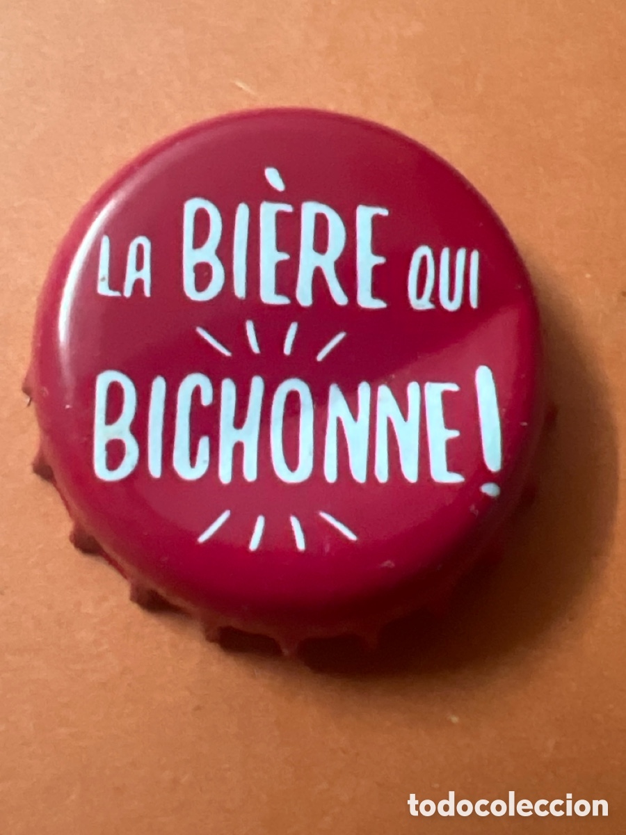 Coleccionismo de cervezas: T4/X84/E4. CHAPA. CERVEZA - La Bi&egrave;re Qui Bichonne ! - B&Eacute;LGICA
