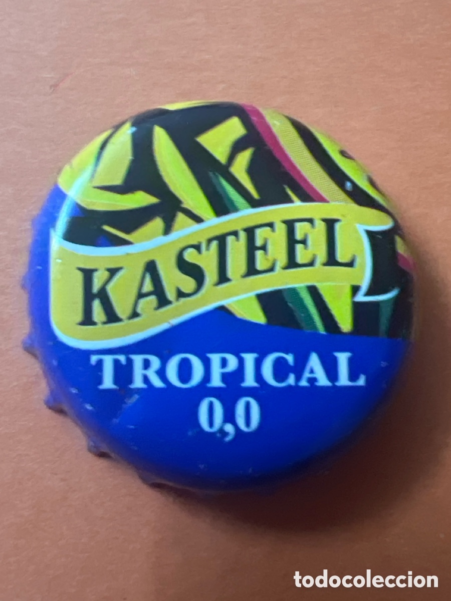 Coleccionismo de cervezas: T4/X84/F1. CHAPA CERVEZA - Kasteel Tropical 0,0 - B&eacute;lgica