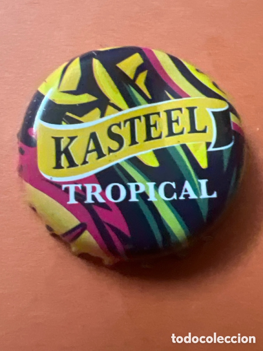 Coleccionismo de cervezas: T4/X84/F3. CHAPA CERVEZA - Kasteel Tropical - B&Eacute;LGICA