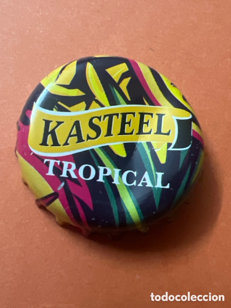 Coleccionismo de cervezas: T4/X84/F4. CHAPA CERVEZA - Kasteel Tropical - B&Eacute;LGICA