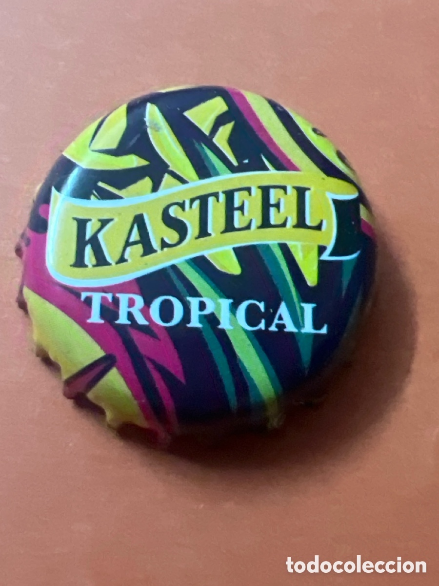 Coleccionismo de cervezas: T4/X84/F5. CHAPA CERVEZA - Kasteel Tropical - B&Eacute;LGICA
