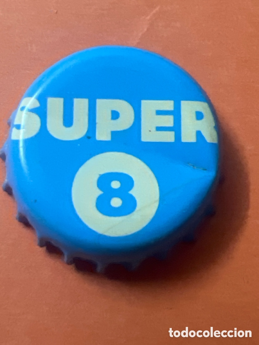 Coleccionismo de cervezas: T4/X84/G2. CHAPA CERVEZA - super 8 - B&eacute;lgica