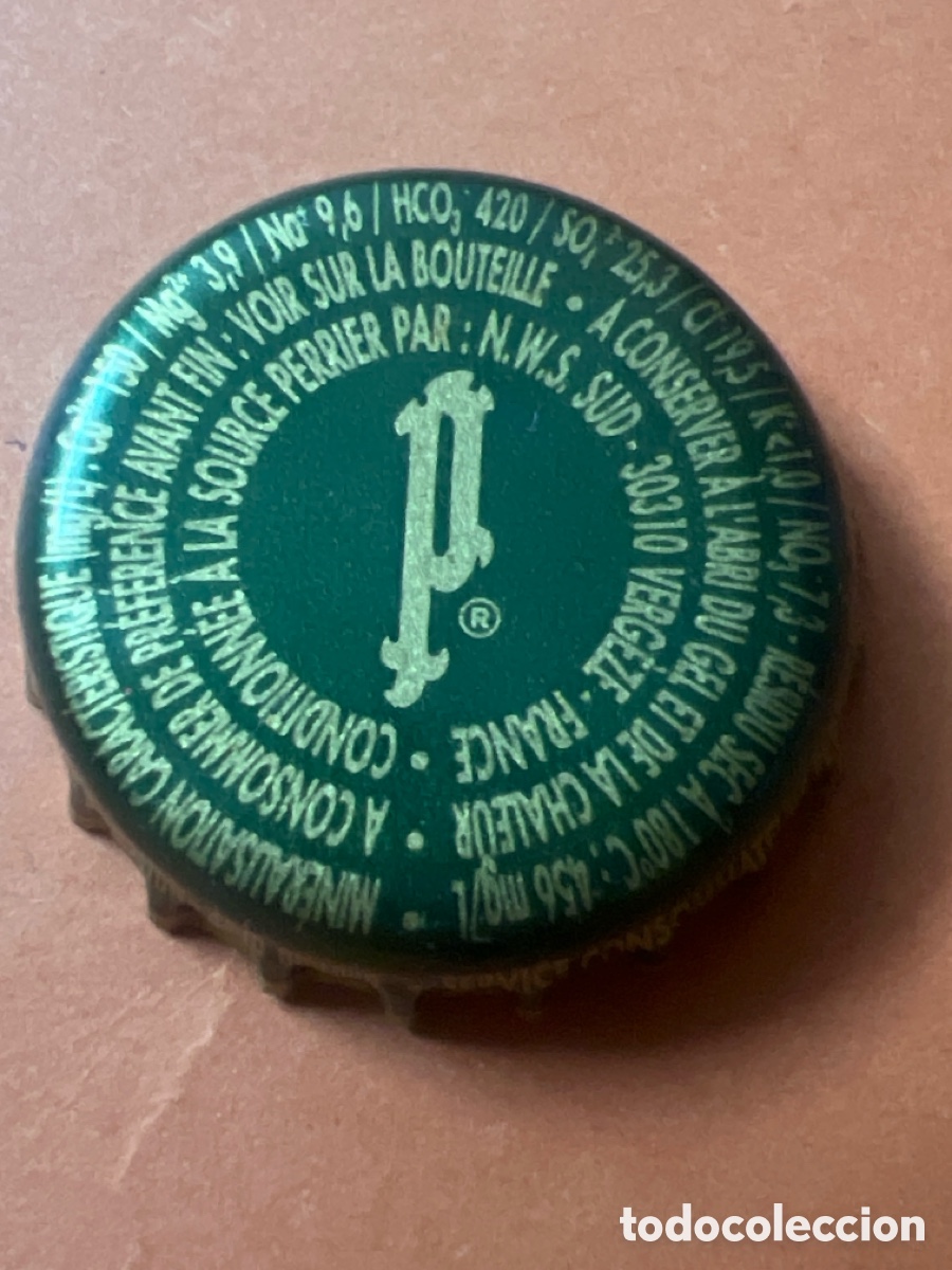 Collezionismo di birre: T4/X84/K2. CHAPA DE CERVEZA PERRIER