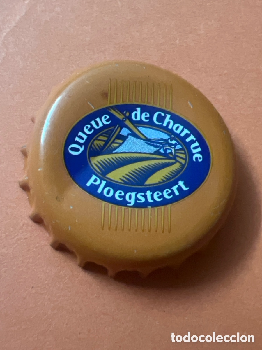 Collezionismo di birre: T4/X84/K6. CHAPA CERVEZA - Queue de Charrue Ploegsteert -B&Eacute;LGICA